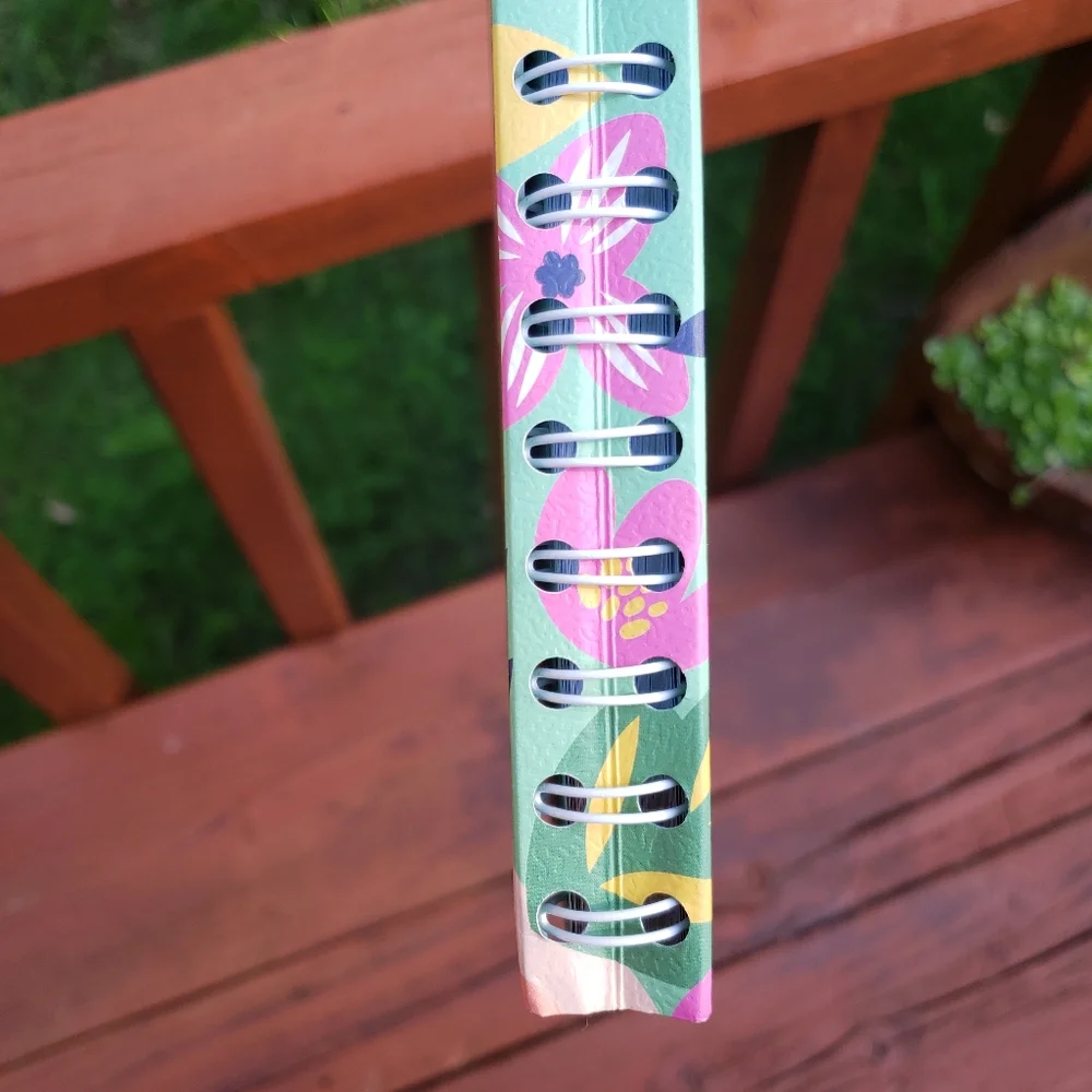 SM&CO Daily Planner With Floral Design (Paperback and Spiral Bound) + STICKERS